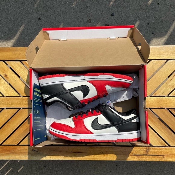 Nike Dunk Low EMB 75th anniversary bulls shoes size 10 men’s - Picture 8 of 14